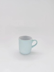 Tazze di latte in ceramica personalizzate direttamente in fabbrica smalto colorato opaco personalizzato all'interno della glassa bianca direttamente dalla fonte - Product Image 3