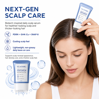 Sérum capillaire OEM ODM à marque privée GHK-Cu PDRN SNAP-8 Peptide, caféine et romarin pour la densité des cheveux et la lutte contre la chute des cheveux