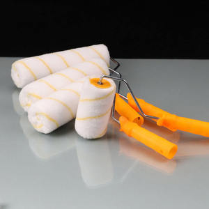 2025 Nhà Máy Thiết Kế Mới Biểu Tượng Tùy Chỉnh Nhà Sơn Màu Vàng Xử Lý Con Lăn Bàn Chải Sơn Con Lăn Cho Tường Và Trần Nhà - Product Image 1