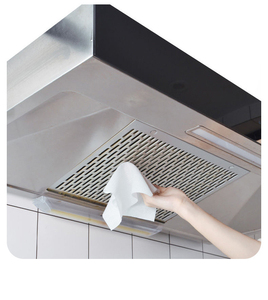 Lingettes <span class=keywords><strong>de</strong></span> <span class=keywords><strong>nettoyage</strong></span> jetables OEM ODM pour cuisine, en polyester durable, multi-surfaces, efficaces pour éliminer les taches <span class=keywords><strong>de</strong></span> graisse domestiques - Product Image 5