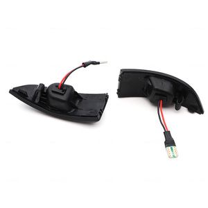 Clignotants dynamiques à LED pour rétroviseurs latéraux Renault Megane <span class=keywords><strong>3</strong></span> MK3 Fluence <span class=keywords><strong>Scenic</strong></span> Laguna III, feux de signalisation séquentiels - Product Image 3