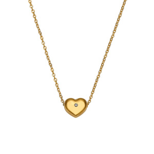 Collar de Acero Inoxidable con Colgante en Forma de Corazón para Mujer, Estilo Moderno y Popular, Collar de Acero de Titanio con Corazón para Mujer - Product Image 3