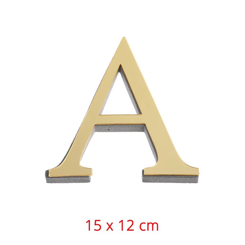 15cm(per letter)