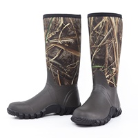 Bottes de travail antidérapantes de haute qualité YL3685 pour hommes, imperméables, isolantes, camouflage, néoprène, bottes de chasse