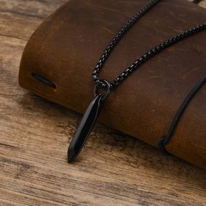 שרשרת סוודר מכירה חמה ספייק תכשיטים נירוסטה נירוסטה משושה חוט משושה חוט משושה עבור בנים לבנים - Product Image 4