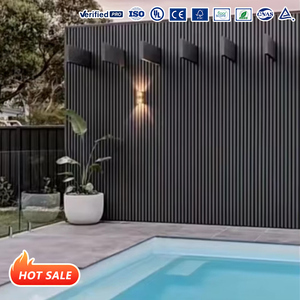 Manufacturer Wall Cladding Exterior Decoration Wall <strong>Outdoor</strong> <strong>Decorative</strong> <strong>Panels</strong> for Exterior Wall Composite Fence <strong>Panel</strong> - Product Image 1