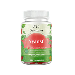 Gummies de vitamine B12 sans sucre de marque privée de haute qualité, favorisent un bon humeur et apportent de l'énergie - Product Image 1