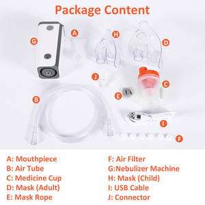 Nebulizer genggam untuk perjalanan dan rumah, Nebulizer dengan kompresor DC dapat diisi ulang, Nebulizer untuk dewasa dan anak-anak - Product Image 4