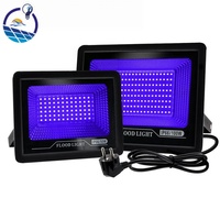 Lampu Sorot LED UV yang Dapat Disesuaikan, Tahan Air IP66, Lampu Ultraviolet UVA untuk Pengerasan Resin, Pesta Cahaya, Instalasi Seni