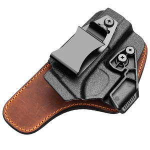 नए आगमन गुंफ्लावर iwb पॉलीमर + चमड़े के होल्स्टर w/claw ऑप्टिक्स तैयार - Product Image 4