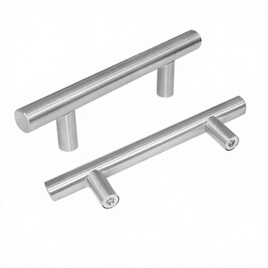 Modern Stainless Steel Pull Furniture <b>Handles</b> for Kitchen Cabinets and <b>Doors</b> Hotel Use ZF Global Export - Product Image 2