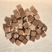 Carreau de mosaïque en vrac en marbre ébréché DIY Rosa Rosa Portugal Stone Carreau en vrac