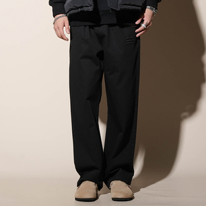 Vêtements <span class=keywords><strong>de</strong></span> travail décontractés pour hommes, <span class=keywords><strong>pantalon</strong></span> droit drapé <span class=keywords><strong>de</strong></span> <span class=keywords><strong>grande</strong></span> <span class=keywords><strong>taille</strong></span> américaine, <span class=keywords><strong>pantalon</strong></span> élastique <span class=keywords><strong>de</strong></span> style paresseux à <span class=keywords><strong>taille</strong></span> moyenne avec cordon <span class=keywords><strong>de</strong></span> serrage - Product Image 1