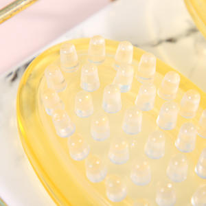 Cepillo de masaje para el cuero cabelludo de 11.5*7.2*3cm, material PSTPU, para hombres y mujeres, peine y rascador para masaje de cabeza. - Product Image 2