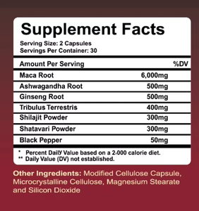 China-Herb in Stock Male Enhancement Capsules Herbal <strong>Supplements</strong> for Bigger Thicker Longer Growth Black Maca Plus Root - Product Image 2