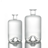 Bouteille en verre personnalisée avec logo imprimé, 500 ml, 700 ml, 750 ml, pour spiritueux, tequila, vodka, brandy, whisky, rhum, gin, liqueur