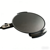 Machine à Injera Électrique Domestique, Mogogo Électrique 1200W pour Injera Éthiopien, Facile à Utiliser avec Voyant Lumineux