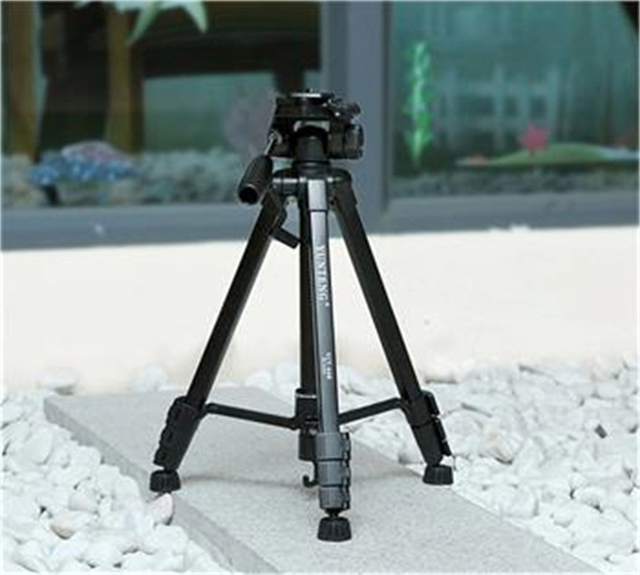 Pro Yunteng VCT-668 Aluminum Tripod Camera Accessories Stand with Pan Head for canon DSLR Camera