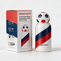 Bouteille isotherme sport Everich personnalisable avec logo, 350/500/750 ml, en acier inoxydable, pour la gym, avec couvercles en silicone, pour l'extérieur