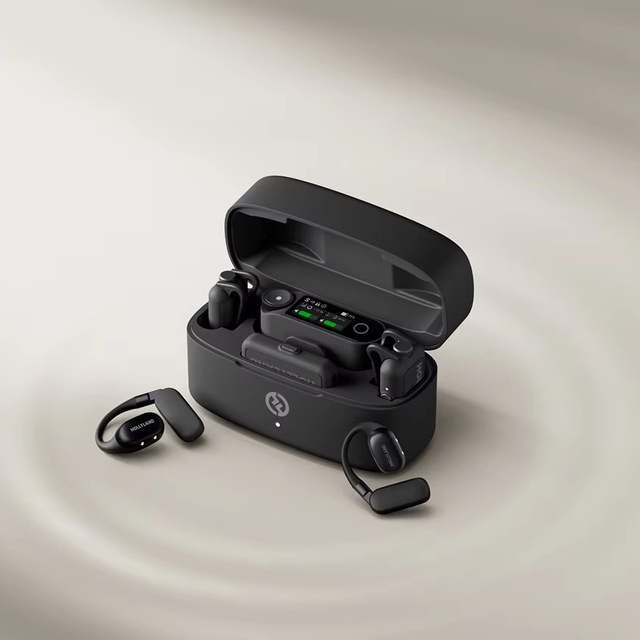 Hollyland Lark MAX 2 Wireless Lavalier Microphones Light-weight 36-Hour Long Duration for Professional Recordings