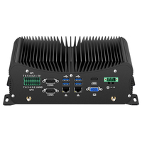 Ucuz Endüstriyel Bilgisayar Desteği I3 I5 I7 4. - 13. Nesil CPU 2 LAN 6 COM Win10 Win11 Linux Fansız X86 Mini PC