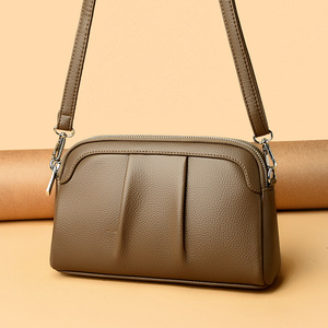 Nuevo Bolso Bandolera Plisado de Doble Capa para Mujer 2026 - Versátil y Novedoso - Product Image 1
