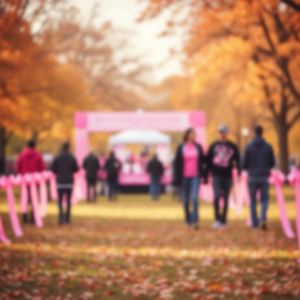 En octobre, nous portons un t-shirt rose et noir pour la sensibilisation au cancer du sein - Product Image 3