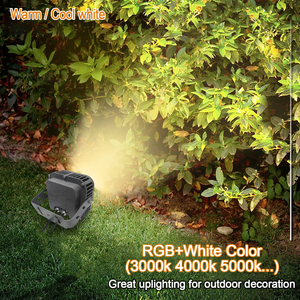 Lumière de jardin LED extérieure étanche IP67 24V personnalisée par l'usine Gouly, lumière de jardin RGB pour maison, pelouse - Product Image 3
