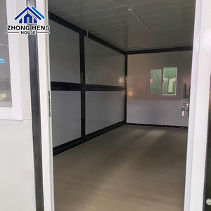 Maison conteneur modulaire préfabriquée pliable et extensible de 20 pieds de qualité supérieure pour entrepôt, <span class=keywords><strong>garage</strong></span> et logements du personnel sur chantier - Product Image 4