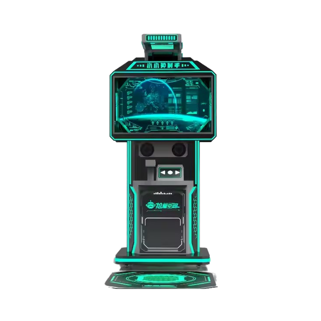 China Factory Wholesale Off-line Single Player VR Shooting Game Machine, 9D VR Gun Shooting Simulator with Custom LOGO/Color