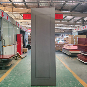 Ventas directas de fábrica Alto aislamiento acústico Minimalista Nuevas puertas interiores de madera para sala de estar Dormitorio para uso en supermercado - Product Image 1