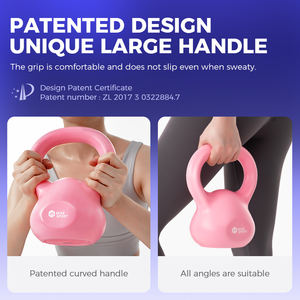 เคตเทิลเบลล์เคลือบผิวทำจากเหล็กหล่อสำหรับออกกำลังกายทนทานแบบพกพาเป็นมิตรต่อสิ่งแวดล้อมแบบจีน - Product Image 2