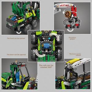 Model King 19006 Serie City, Kit de Construcción de Motosierra Eléctrica a Control Remoto de Plástico ABS, Alta Dificultad de Construcción - Product Image 4