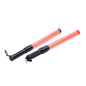 Bâton de signalisation LED pour le trafic, avec flash d'urgence, pour la commande de circulation et les avertissements lumineux fluorescents - Product Image 1