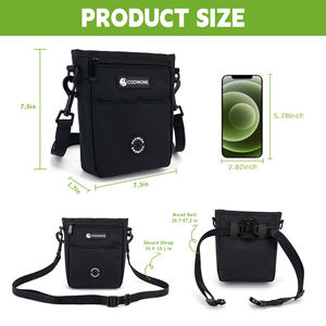 Sac à bandoulière multifonction pour chien Gassi Bag, sac de promenade pour chien, pochette pour friandises, sac banane d'entraînement, distributeur de friandises, ceinture pour animaux de compagnie, sac de taille - Product Image 2