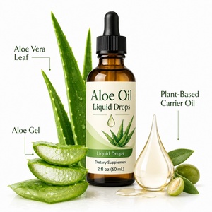 Enzymes, prébiotiques, complément alimentaire naturel à base de plantes, extrait vert, complexe D3 K2, glycinate de magnésium 1160 mg, huile d'aloe vera, liquide oral - Product Image 5