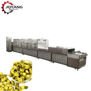 Tunnel Microwave Herbs Herbal Flower Dryer Tea Leaves Dehydrator Equipment Drying Machine