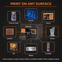 Mini imprimante UV à plat A3, machine d'impression numérique UV pour produits personnalisés, coques de téléphone, cadeaux, impression sur acrylique, bois, cuir