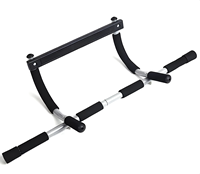 Barre de traction multi-prise pour porte, station de musculation multifonctionnelle avec support pour dips pour la maison