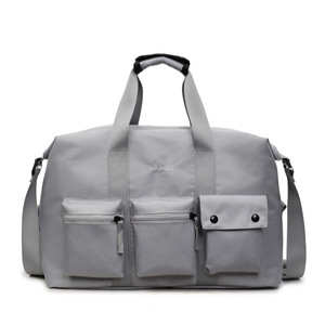 Guomiss Travel Bag Large Capacity Zipper Closure Gym Bag For Men Business Trip Airport Use - Product Image 4