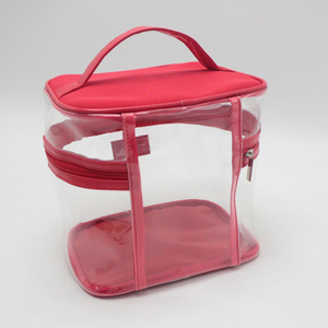 Eztraveling กระเป๋าแต่งหน้าป้ายห้าง,กระเป๋า PVC ใสสำหรับเดินทางกระเป๋าจัดระเบียบเครื่องสำอางตามสั่ง - Product Image 4