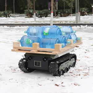 Özel tüm arazi uzaktan kumanda yüksek hızlı şasi Robot paletli yürüyen aksam akıllı teslimat Robot paletli Platform - Product Image 2