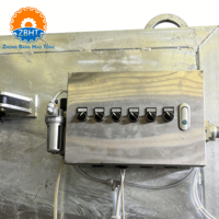 Caixa de Abate e Atordoamento de Gado com Fixação Pneumática e Inclinação, Capacidade de 20 Cabeças/Hora, Equipamento para Abate de Bovinos Galvanizado a Quente