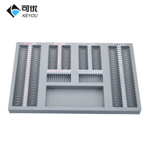 Boîte de rangement pour verres de lunettes Keyou 477x298x32mm, en plastique, pour verres d'essai, pour usage en optométrie - Product Image 1