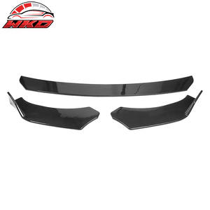 Lèvre de pare-chocs avant réglable 3 pièces, largeur 62-66 pouces, style A, fibre de carbone, hydro-dip, kit carrosserie de haute qualité - Product Image 3