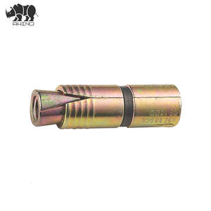 ส่งเร็ว ตัวยึดแบบขยายตัว หัวเดียว ทำจากโลหะผสมสังกะสี ขนาด 1/4 นิ้ว สำหรับงานก่อสร้างอาคาร - Product Image 1