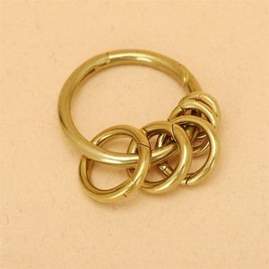 13Mm-40Mm Nhỏ Kim Loại Rắn Brass Kích Hoạt O Ring Mùa Xuân Clasp Mùa Xuân Snap Hooks DIY Charms Phụ Kiện Cho Móc Khóa Túi Ví - Product Image 6