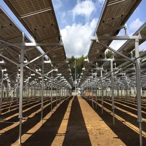 1Mw Solar Rekken Voor Landbouwgrond Irrigatie Solar Farm Montage Structuur Systeem