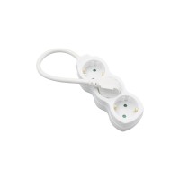 Prise de courant électrique 3 voies E-SUN Luxurious Feel, multiprise 16A et 3 prises CA 250V