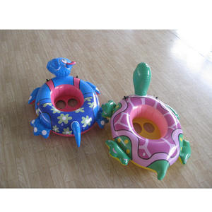 Offres Spéciales qualité PVC beile gonflable hippopotame et tortue anneau de bain jouets - Product Image 5